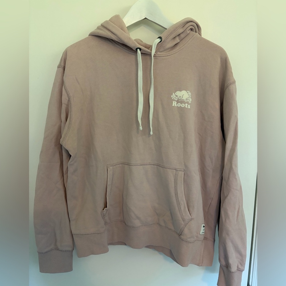 Roots Women's Light Pink Hoodie